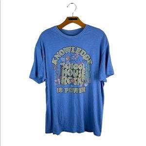 School House Rock Knowledge is Power TShirt Mens XL